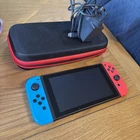 Nintendo Switch Console HAC-001  (01)- Working. & Charger + Case Mint