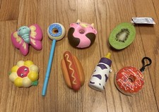 Squishies Lot Stress Relief Toys Slow Rising Kiwi Donut Pen Butterfly Bottle
