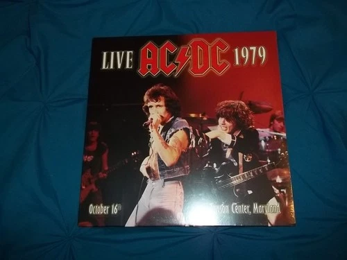 AC/DC - Live At Towson Center , Maryland 1979 SEALED 2 RECORD SET VINYL