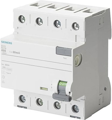 Siemens SENTRON 5SV3344-6 FI-Schalter 4-polig 40A 30mA Typ A