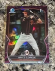 2023 BOWMAN CHROME PURPLE LUNAR REFRACTOR #BDC107 BRYCE ELDRIDGE MINT 20/199!