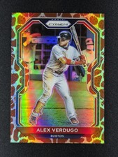 Alex Verdugo 2021 Prizm Giraffe Prizm SSP #11 RED SOX