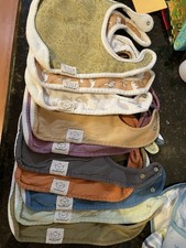 KeaBabies Hallo Drool Bibs 10 Pack Multicolor Baby Cotton Absorbent