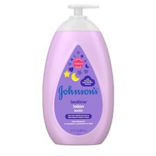 Johnson's Moisturizing Bedtime Baby Body Lotion with Coconut Oil, 27.1 fl. Oz