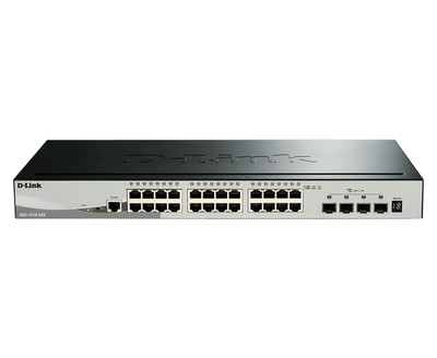 dgs-1510-28x Series Smart Managed 28-Port Gigabit Switch + 4 10GbE SFP+ Ports