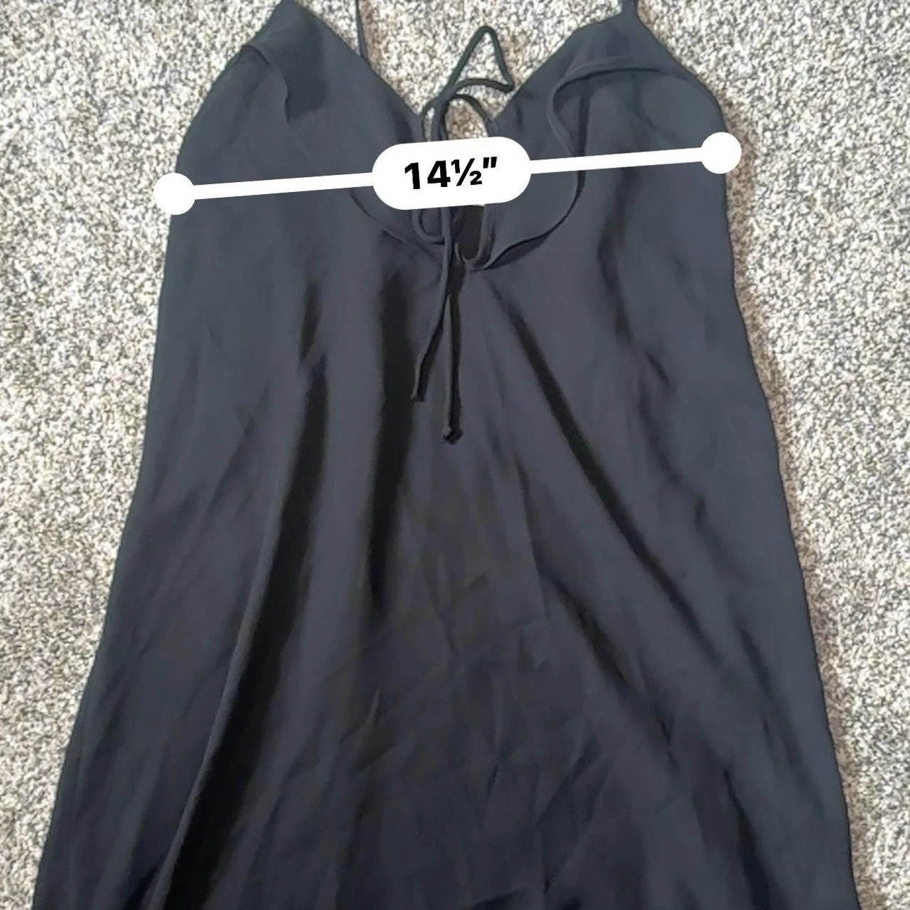 UNDERCOVER Raro abito slip nero Victoria's Secret vintage etichetta oro