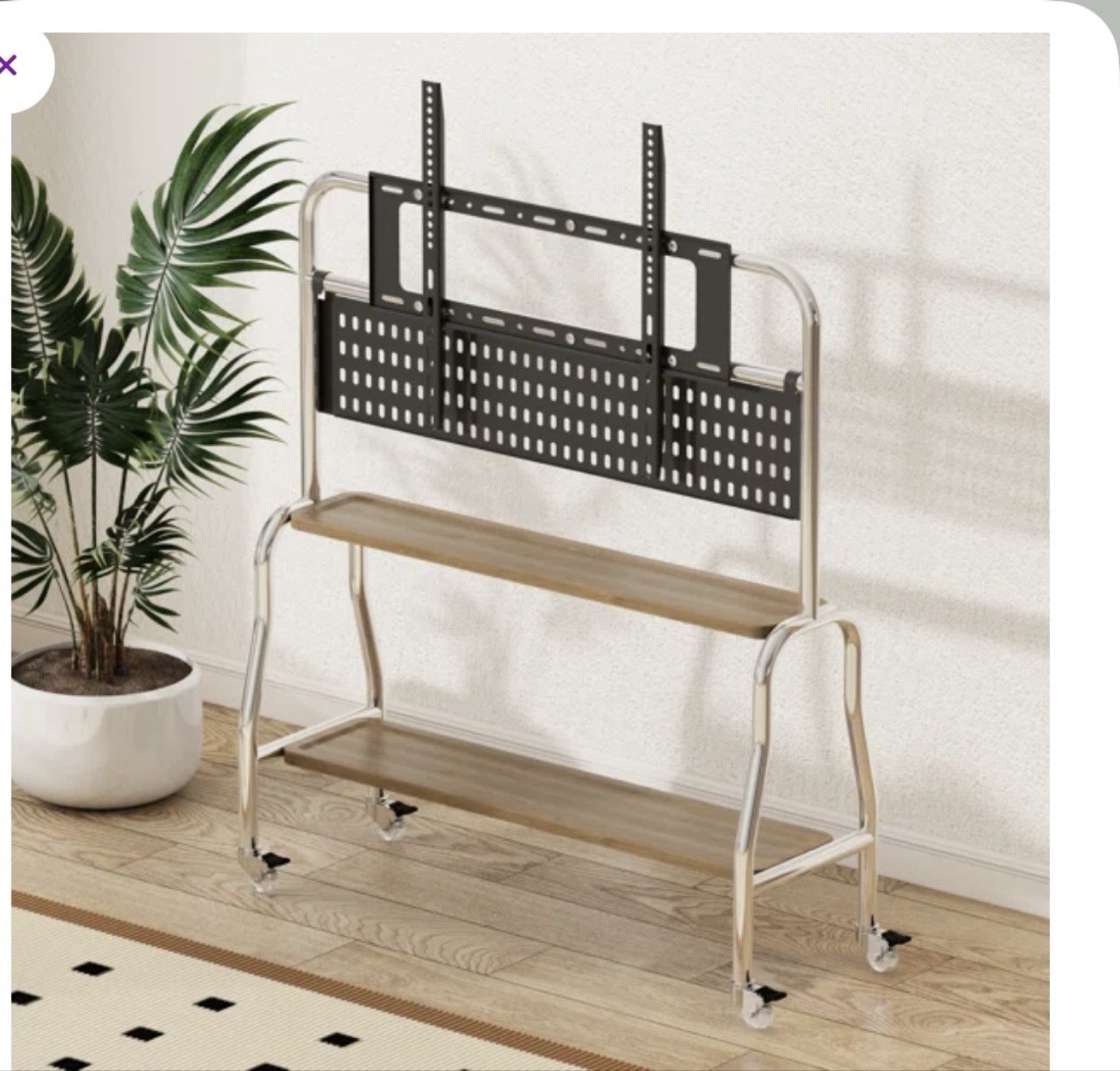 With Shelves, Wheels, Adjustable Bracket, Model Hc, 35.6"