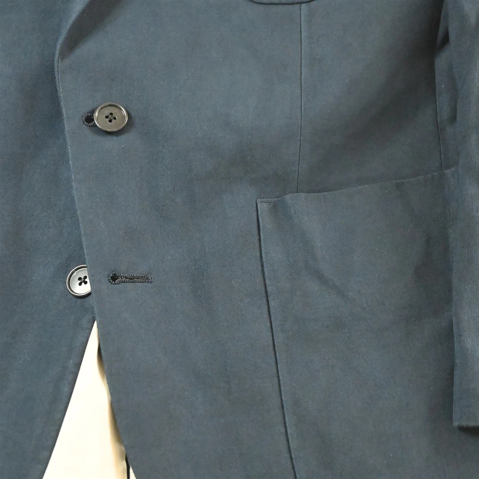 Chaqueta Blazer Abrigo Deportivo De Colección Hecha en EE. UU. Christian Dior 42R Azul Marino Gamuza Para Hombre Foto 3 de 4