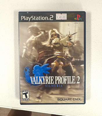 Square Enix Valkyrie Profile 2: Silmeria Sony PlayStation 2 PS2 Manual Case Disc