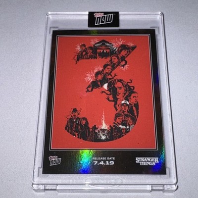 2025 Stranger Things Season 3 Topps Now STRA-SSP03 Sealed Card Super Short Print