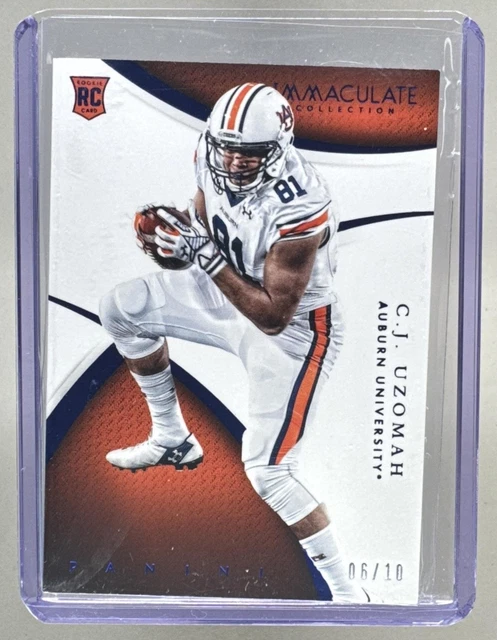 C.J. Uzomah 2015 Panini Immaculate Collection Collegiate #118 Blue Rookie RC /10
