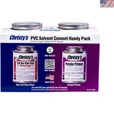 Ultimate Handy Pack: Red Hot Blue Glue  Purple Primer for Plumbing Needs