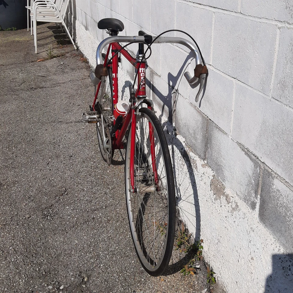 Rennrad Moser Stahl Campagnolo Fahrrad Eroica Rot Vintage Jahre '70 - Bild 3 von 4