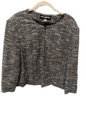 Karl Lagerfeld Paris Tweed Boucle XL Jacket
