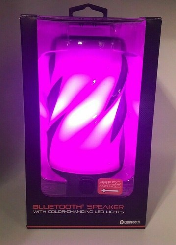 Blackweb Bluetooth Speaker With Color Changing LED Lights Brand New - Picture 10 of 10