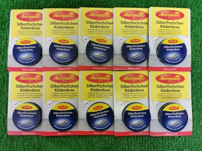 (1,76€/Dose) 10x Aeroxon Silberfischchen Köderbox ...