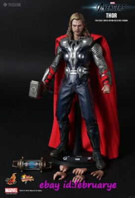 Hot Toys 1/6th Mms175 Avengers: Thor Action Figures In Stock New