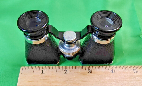 Vintage 40’s OFUNA Japan 3X10 Coated Opera Glasses Binoculars ~ Leather Case - Picture 8 of 15