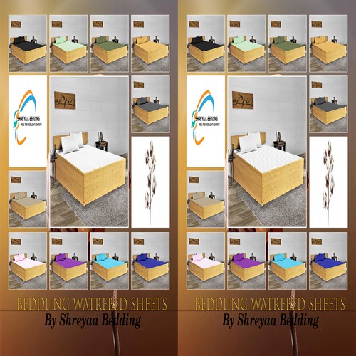 Juego de sábanas de agua de algodón egipcio para hotel 1000TC todas las tallas 4 piezas seleccionar color - Imagen 1 de 47