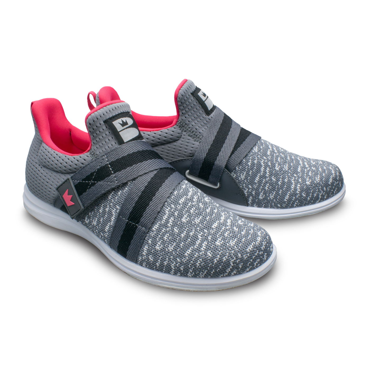 Brunswick Versa Grey/Pink Womens Bowling Shoes eBay