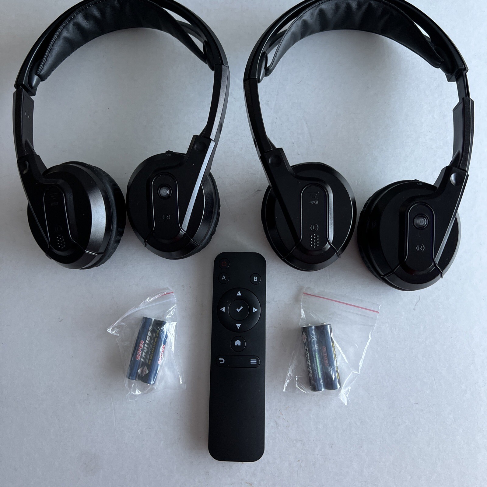 20222024 Infiniti QX80 QX60 2 DVD Wireless Headphones + DVD REMOTE OEM