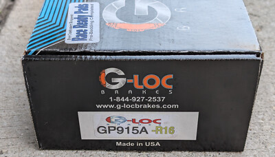 G-LOC Brake Pads Mazda Mazdaspeed3, Volvo S40/V50, Audi S4 (Front) - GP915A-R16