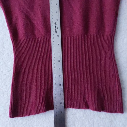 Patagonia Wool Blend Magenta Cowl Neck Women's Pullover Long Sleeve Sweater Sz S - Picture 15 of 15