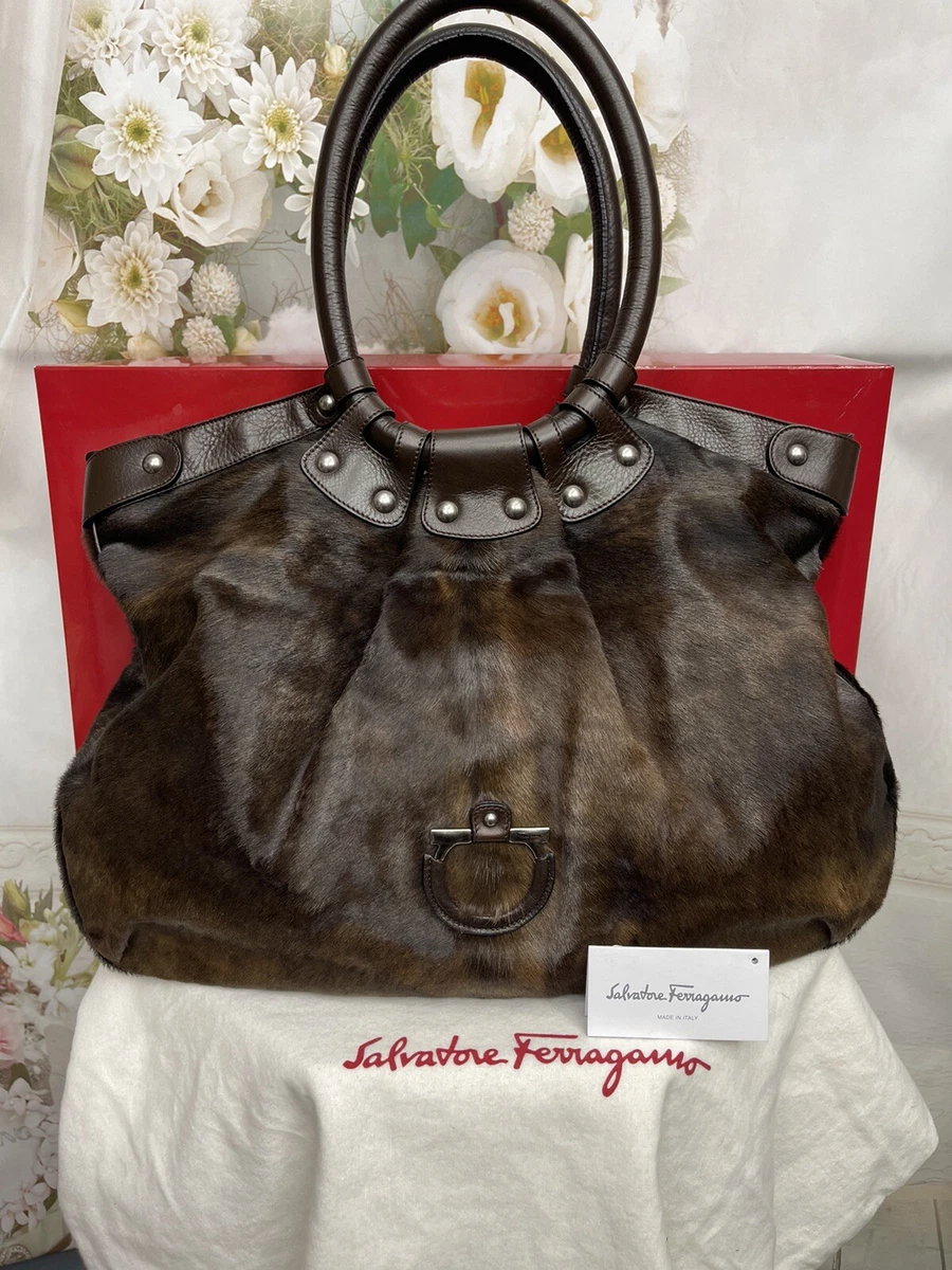 Ferragamo fur best sale bag