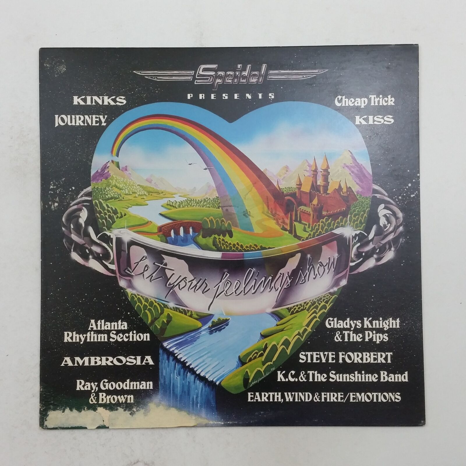 LET YOUR FEELINGS SHOW! SP01 LP Vinyl VG++ Cvr VG 1981 Cheap Trick Journey Kiss