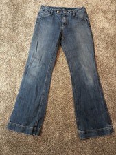 Eddie Bauer Tall 10 - Blue Jeans - Straight Leg Denim - WPL 9647/ CA 00665