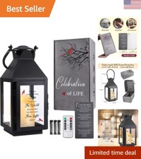 Memorial Lantern - Bereavement  Sympathy Gift for Loss of Loved One - Rememb...