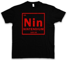 NIN T-SHIRT Tendium Nintendium Element Periodic Table NES PC Console Games