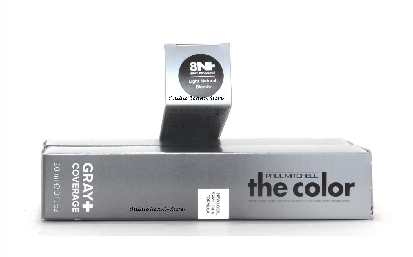 Paul Mitchell The Color Permanent Cream Hair color N OR N+ Gray Cover Shades 3oz