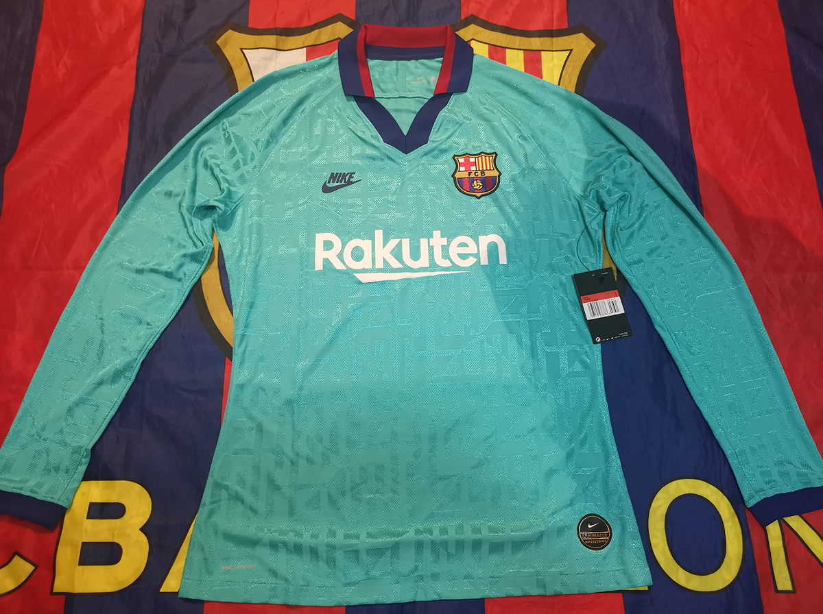 Barcelona 2019-20 third LS match player issue shirt(BNWT) | eBay
