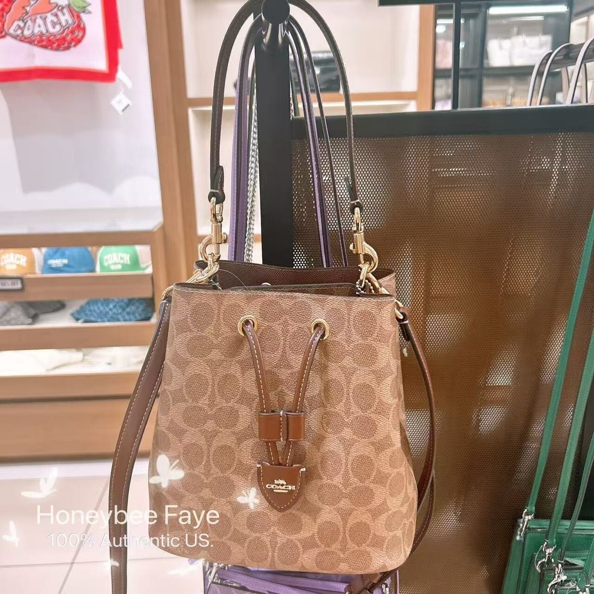 【Coach】Rowan Bucket Bag In Signature Canvas ◆国内発送◆ COACH® Outlet | Rowan Bucket Bag In Signature Canvas