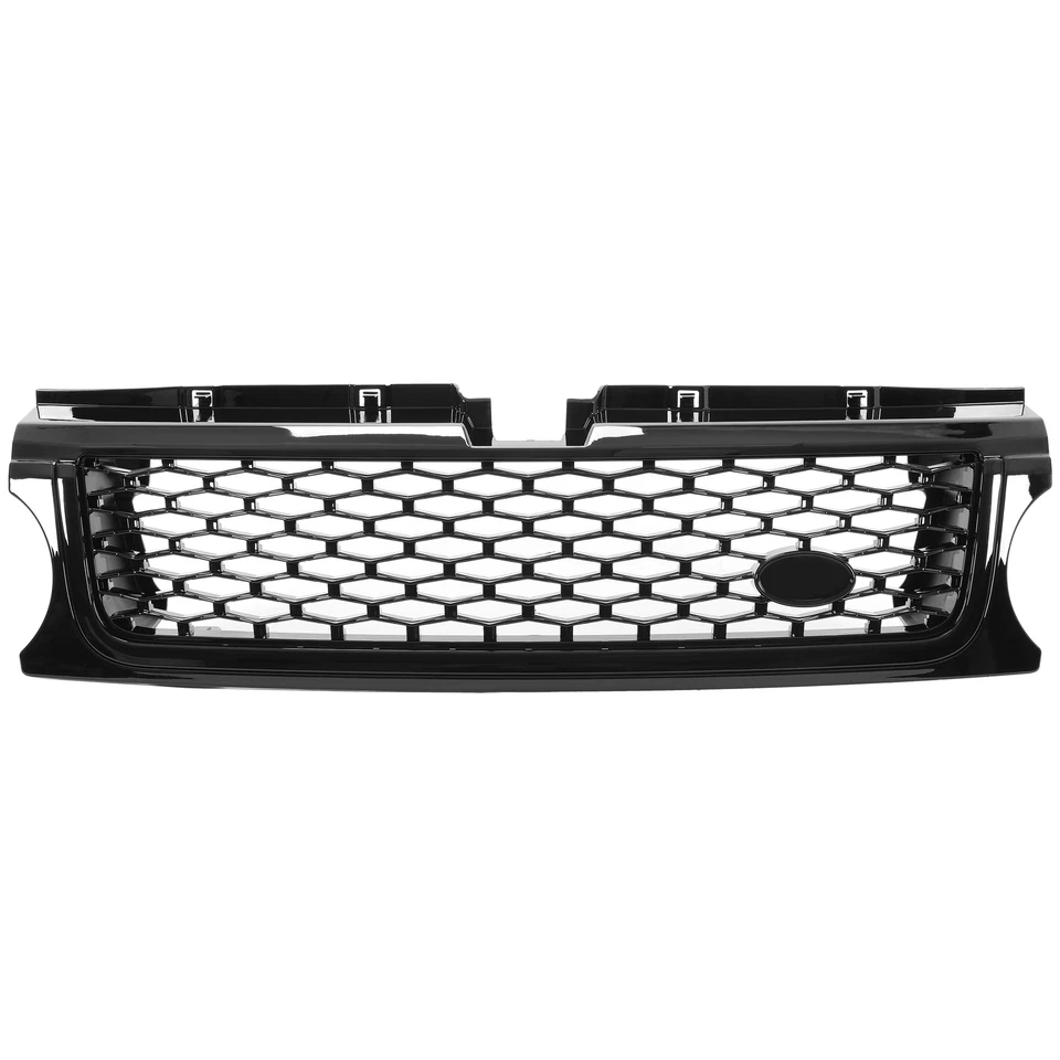For Land Rover Range Rover Sport 10-13 Gloss Black Front Grille Air Side Vents - Image 2 of 4