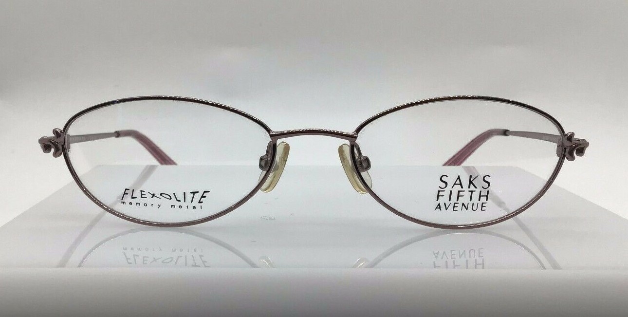 Металлическая оправа для очков Saks Fifth Avenue S5A 208 Rose 01L4 49-17-130 Гибкая
