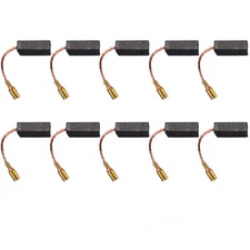 US Stock 10pcs 5mm x 10mm x 17mm Carbon Brushes Motor Brush Set Replacement #150