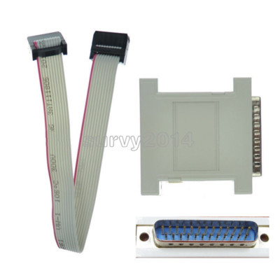 JTAG Download Cable Xilinx LPT Parallel programmer CPLD FPGA XC2C64 XC9572 DB25
