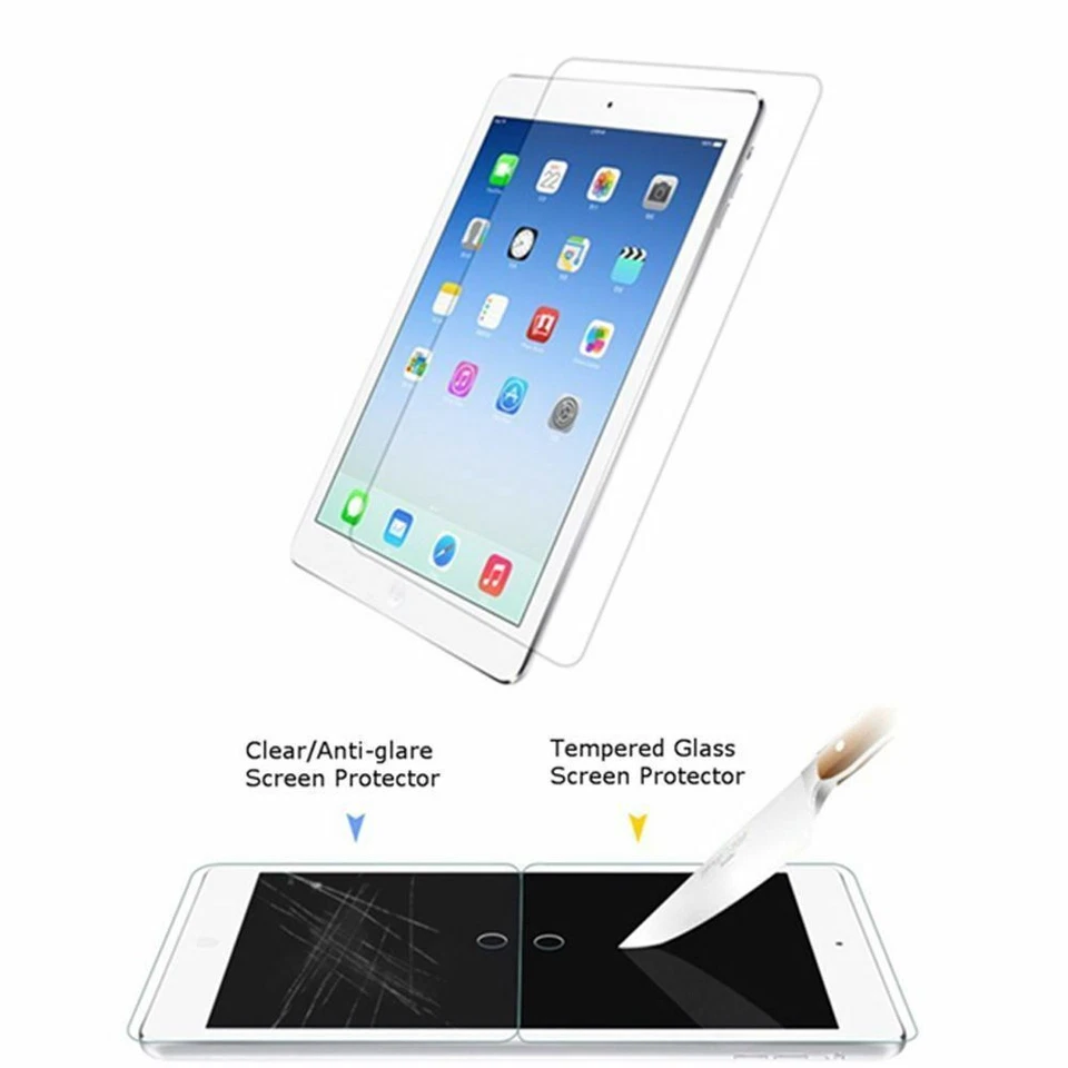 Premium Tempered Glass Screen Protector for Apple iPad 2 3 4 6 Air Mini Pro Lot - Image 4 of 4