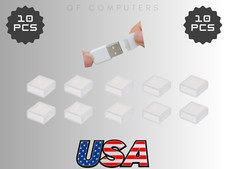 USB A Male Dust Plug Cap Set   10 Clear USB Port Covers, Brand New