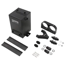 3L Fit Dual 044 Fuel Pump Black Universal Fuel Surge Tank With Y Block Bracket