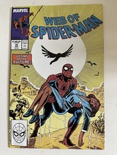 WEB OF SPIDER-MAN #45 THE VULTURE! MARVEL COMICS 1988!