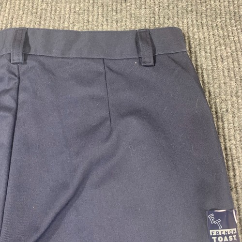 French Toast Pants Girls 20 Blue School Wear Uniform Straight High Rise 32x31 - Picture 20 of 21