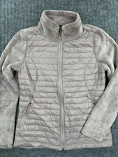 32 Degrees Coat Womens Medium Pink Mock Neck Fleece Back Pockets