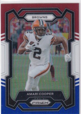 Panini Prizm 2023 Karte NFL No. 64 Amari Cooper Red White Blue
