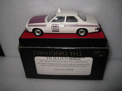 Miniature 1/43 TRAX TOP GEAR – Holden HQ Belmont Taxi – Couleur Orange – LE6395 TR17H