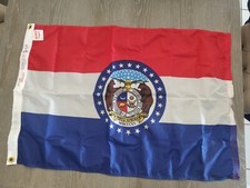 Vintage Dettra Nylon State Flag - Missouri, 2'x3' DURA-LITE Made In USA