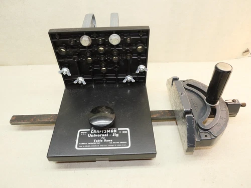 Sears Craftsman Table Saw Universal Jig 93236 with miter gauge