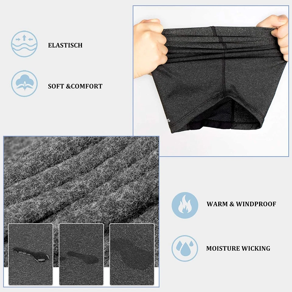 ROCKBROS Gesichtsmaske Sturmhaube Wintermütze Balaclava Motorrad Ski Fahrrad - Bild 4 von 4